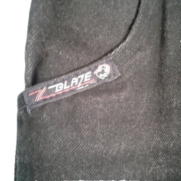 Blaze Size 11 30 Lacer Horse Riding Jeans high waist Denim Black Mom VTG 80's - Picture 5 of 13